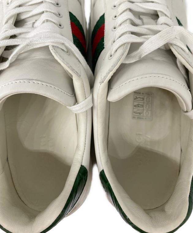 中古・古着通販】GUCCI (グッチ) ACE シェリーライン ローカット