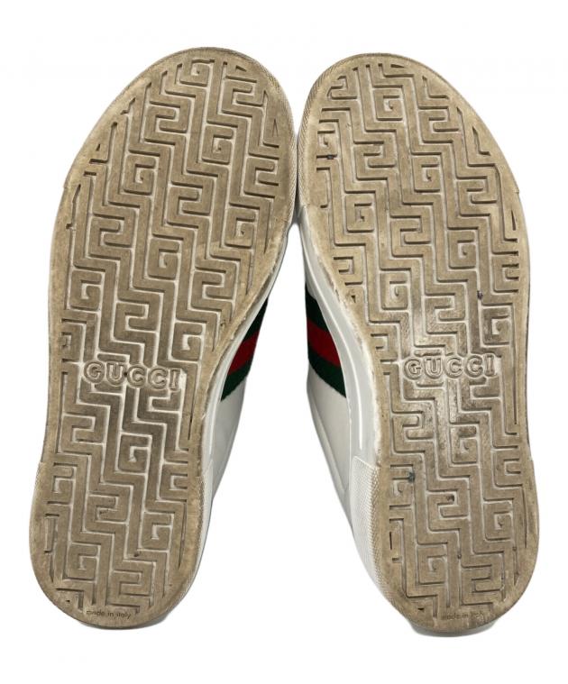 中古・古着通販】GUCCI (グッチ) ACE シェリーライン ローカット