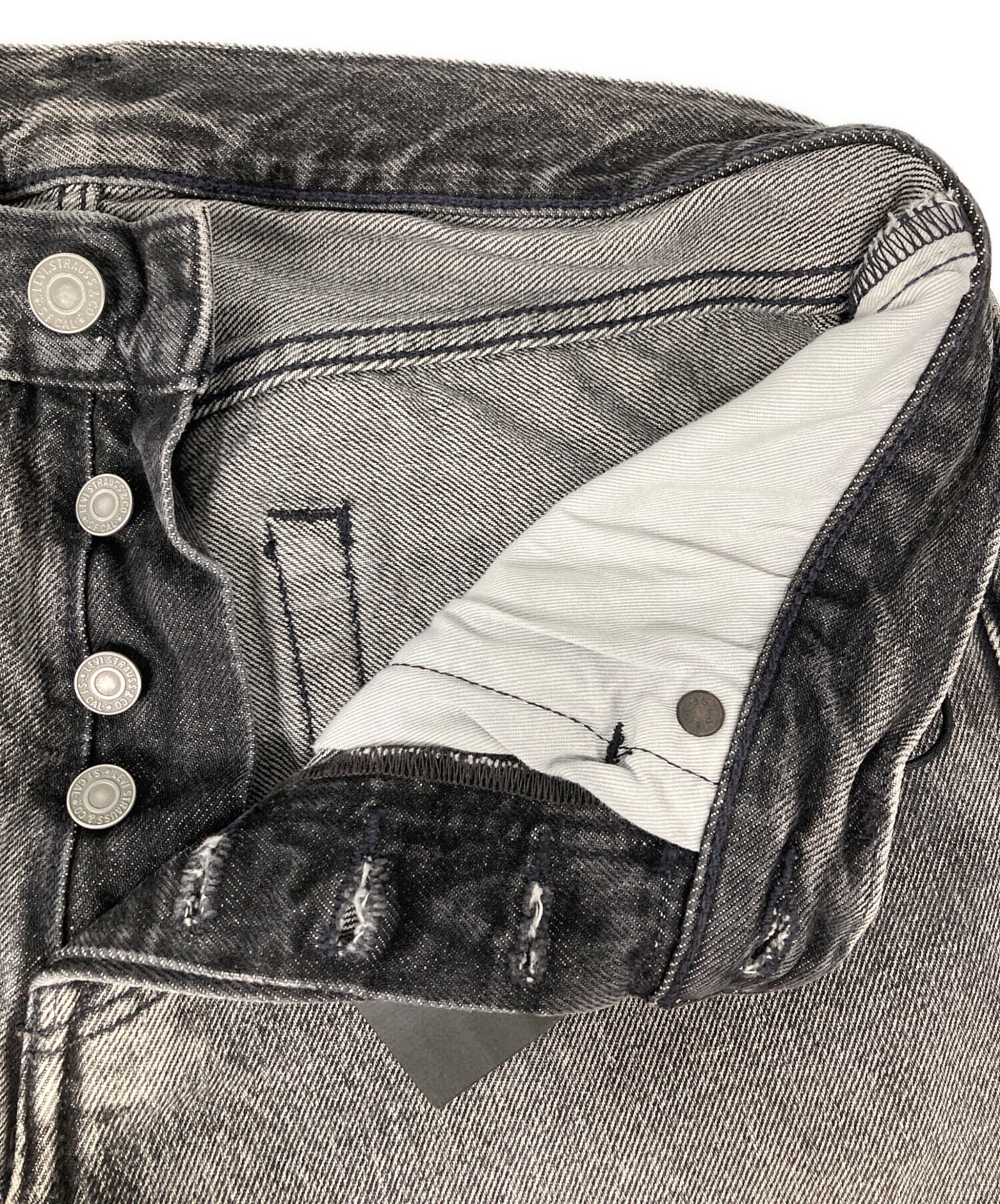 中古・古着通販】LEVI'S (リーバイス) 501 ST デニムパンツ ブラック