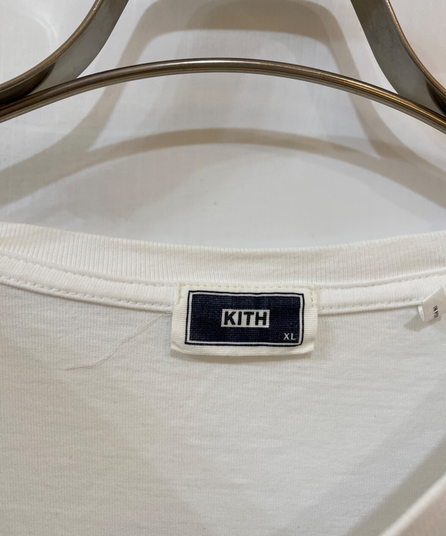 中古・古着通販】KITH (キス) フラワーロゴTシャツ ホワイト サイズ