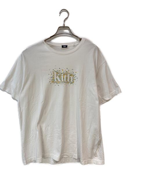 KITH キス ロゴ シャツ 長袖シャツ ホワイト コットン 中古・古着通販】KITH (キス) フラワーロゴTシャツ ホワイト サイズ