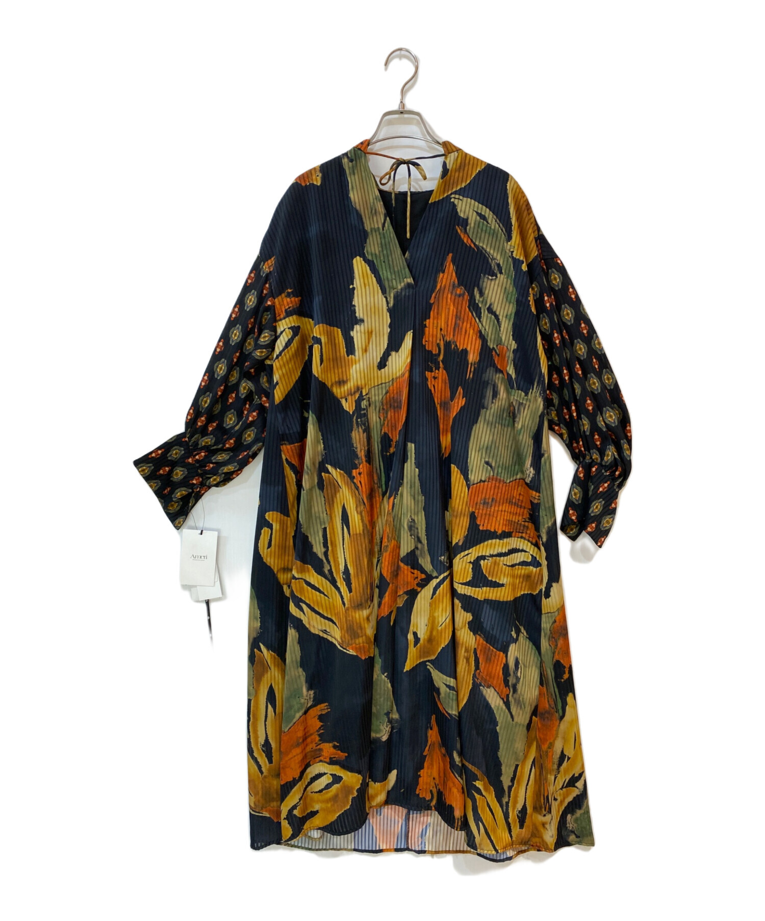 中古・古着通販】Ameri (アメリ) WATERCOLOR PAINT FLORAL DRESS