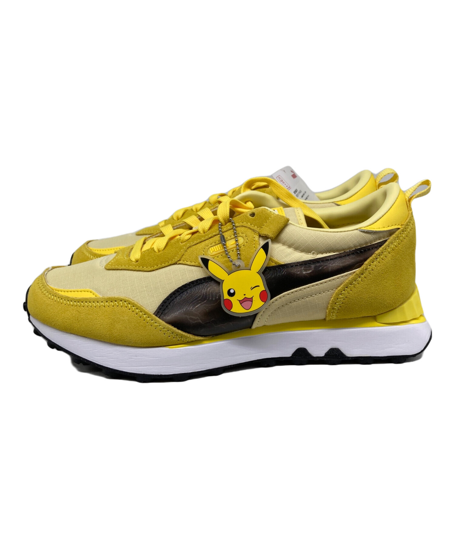 PUMA ポケモン コラボ スニーカー イエロー 中古・古着通販】PUMA (プーマ) Pokemon (ポケモン) RIDER FV PIKACHU