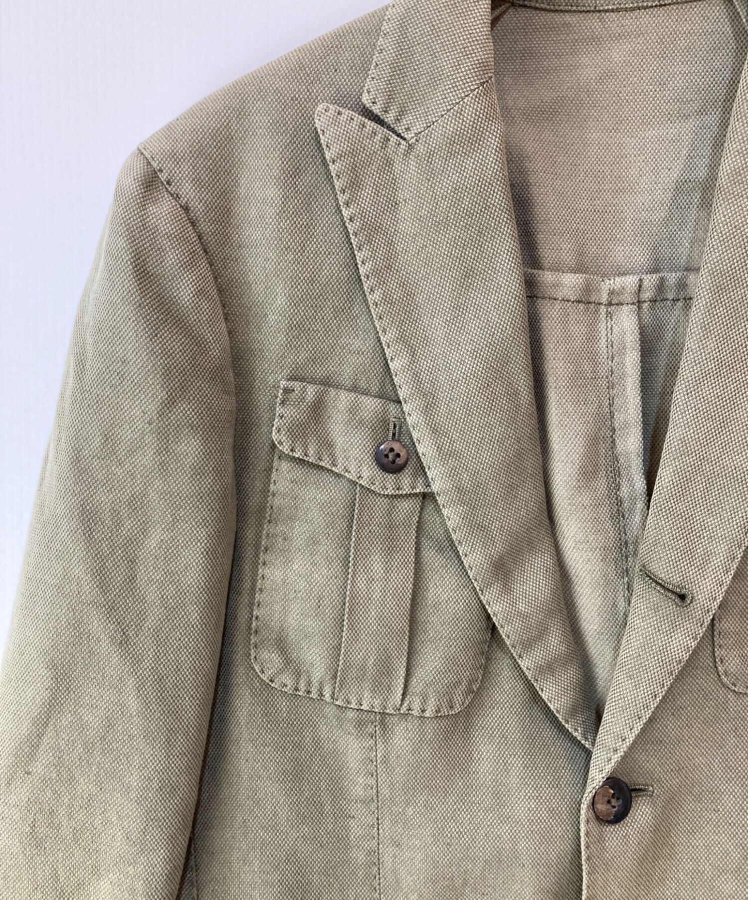 中古・古着通販】LARDINI (ラルディーニ) サファリジャケット オリーブ