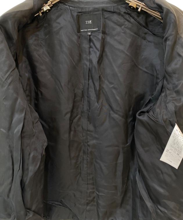 中古・古着通販】23区 (ニジュウサンク) シープレザーライダース