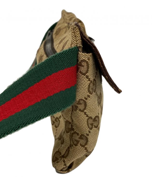 r3668 グッチ GUCCI GGキャンバス シェリーライン ウエストバッグ GGキャンバス ウエストポーチ ボディバッグ レザー 28566 20047