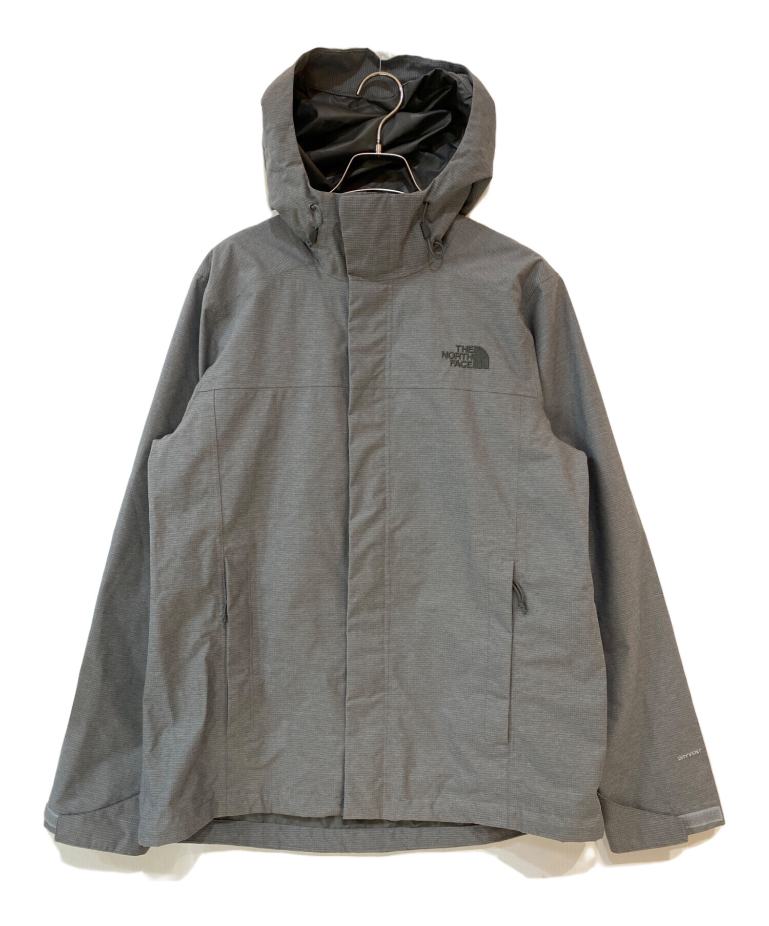 ノースフェイス 美品 ダークグレー マウンテンパーカー 刺繍ロゴ M K0197 中古・古着通販】THE NORTH FACE (ザ ノース フェイス) マウンテン