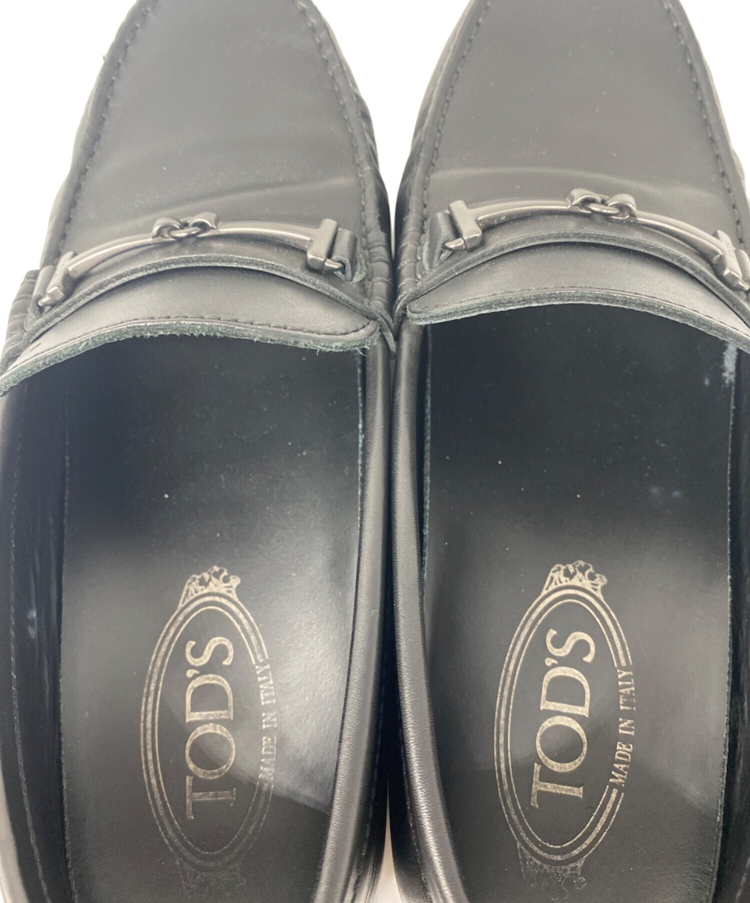 中古・古着通販】TOD'S (トッズ) ビットローファー ブラック サイズ:6