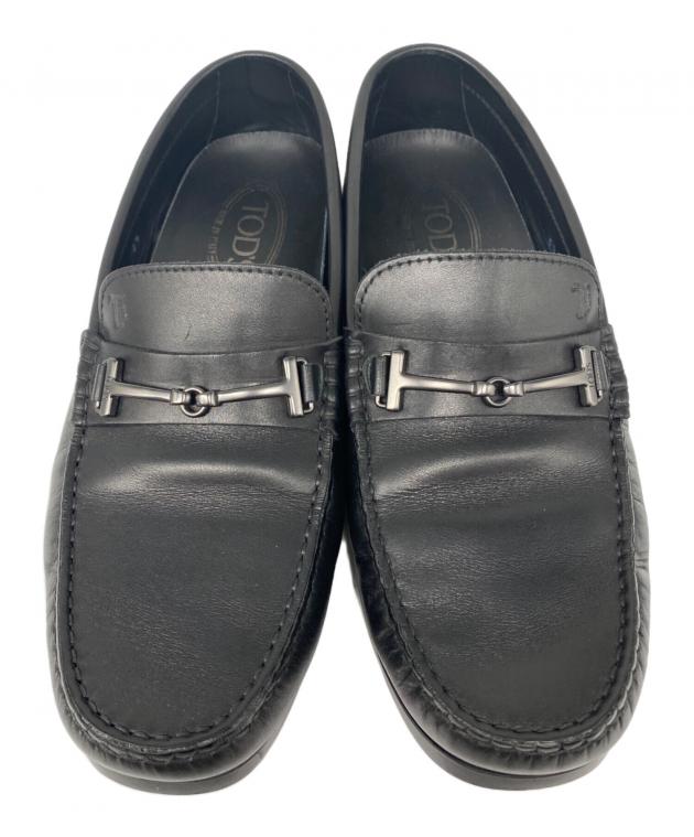 中古・古着通販】TOD'S (トッズ) ビットローファー ブラック サイズ:6