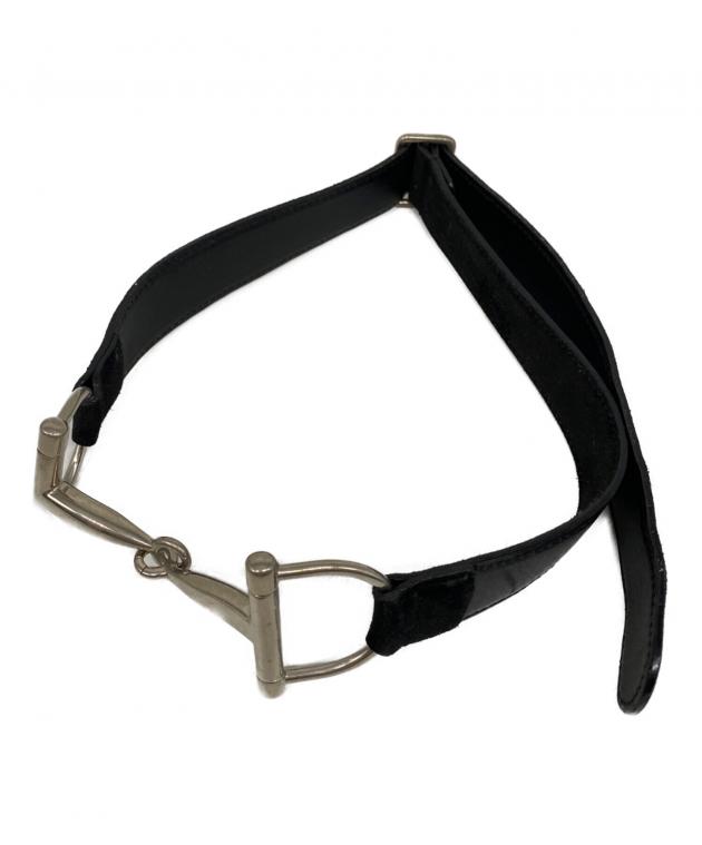 中古・古着通販】GUCCI (グッチ) BIG ホースビット レザーベルト