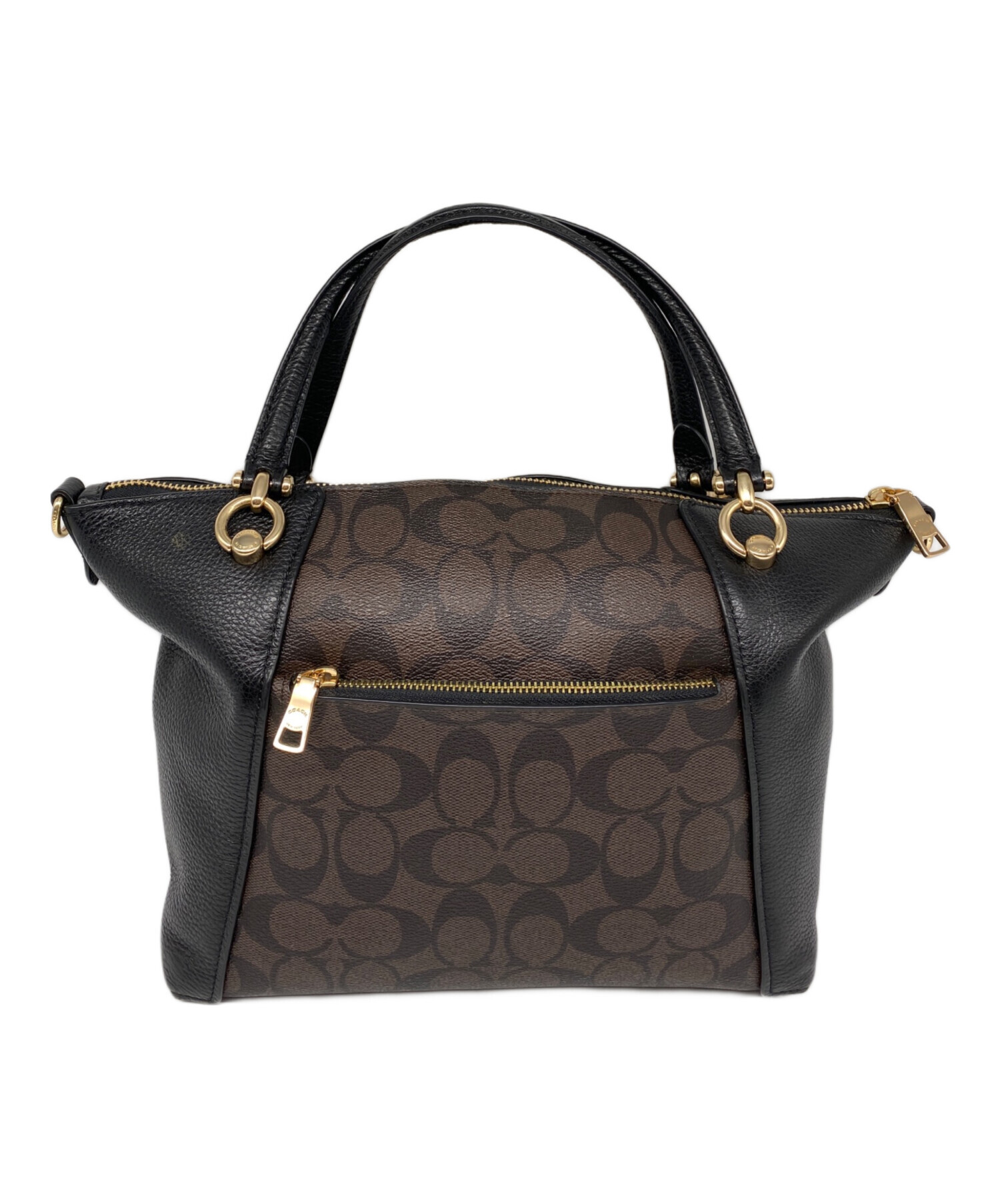 COACH バッグ 2way 本革 中古・古着通販】COACH (コーチ) ケイシー サッチェル シグネチャー