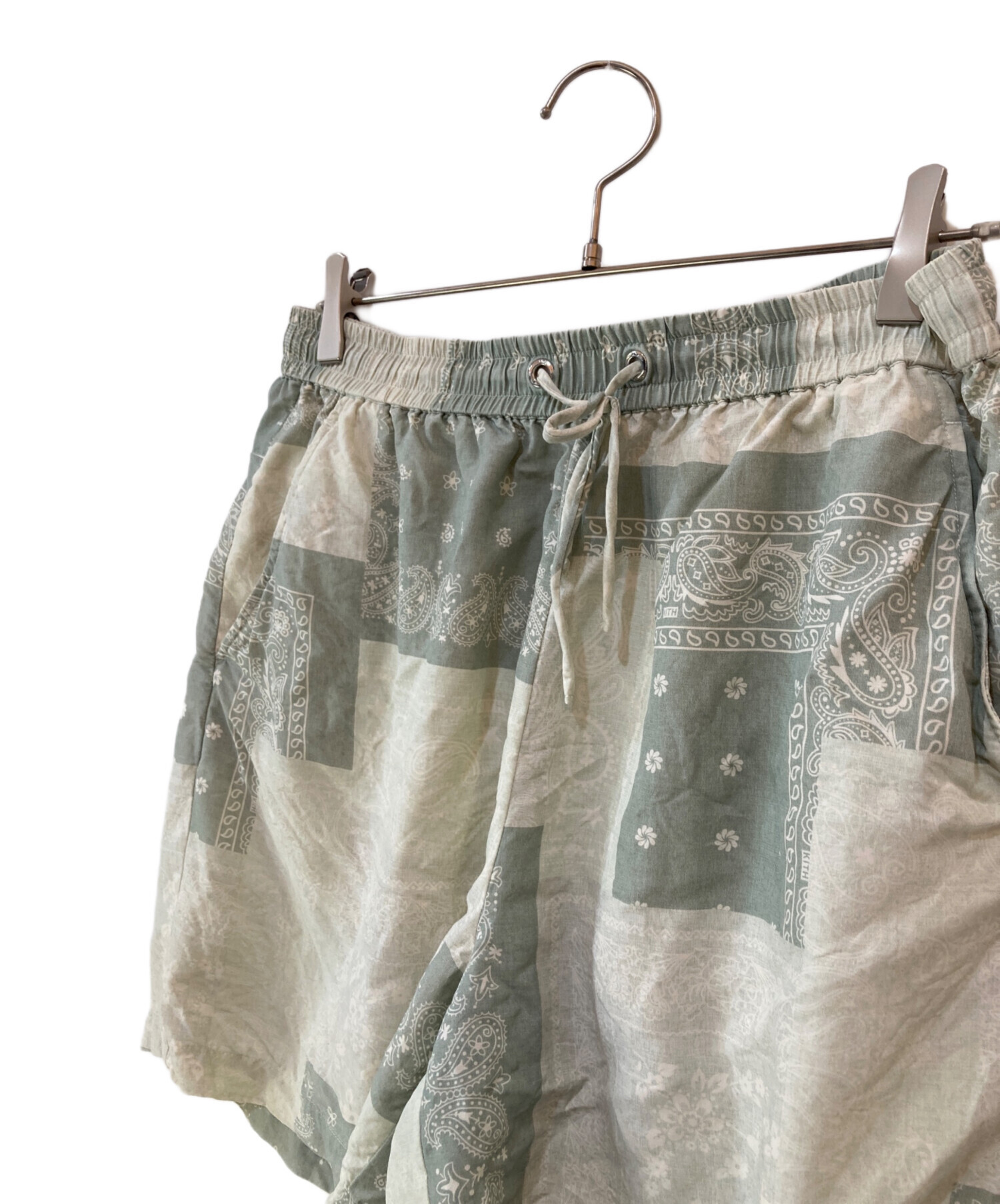 中古・古着通販】KITH (キス) Silk Lyocell Bandana Cedar Short