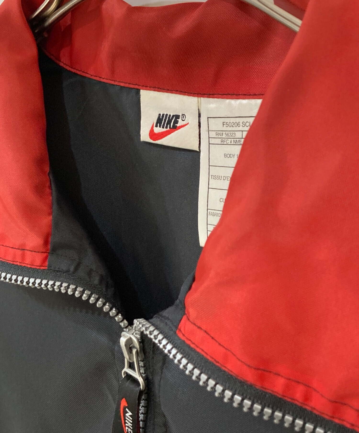 中古・古着通販】NIKE (ナイキ) 90s ナイロンプルオーバー ブラック