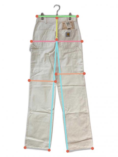 中古・古着通販】CarHartt (カーハート) 90s WHITE PAINTER PANTS