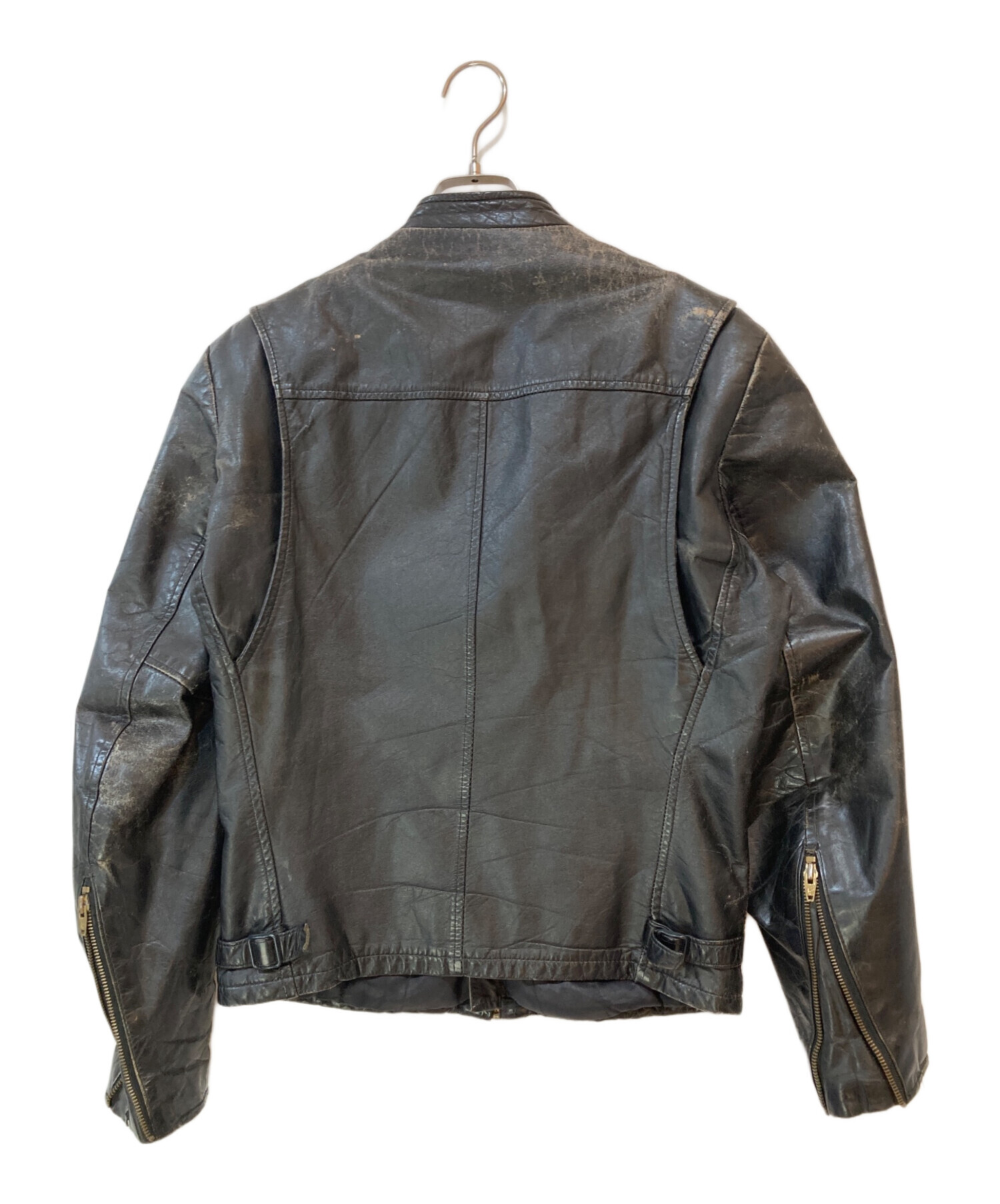 80's ヴィンテージ　シアーズ シングルライダースジャケット 中古・古着通販】Sears (シアーズ) 80s シングルライダースジャケット