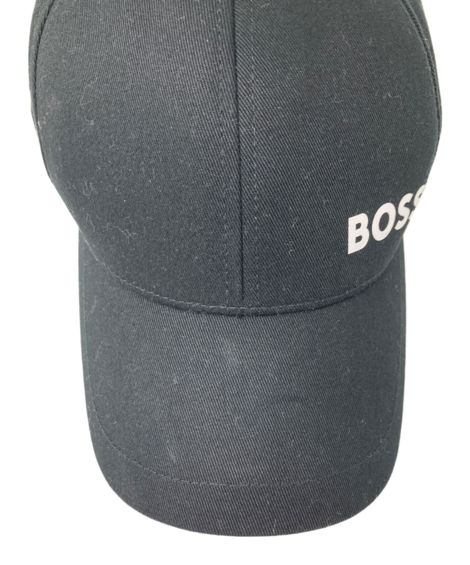 ヒューゴボス【新品タグ付き・未使用】 中古・古着通販】HUGO BOSS (ヒューゴ ボス) ロゴキャップ ブラック