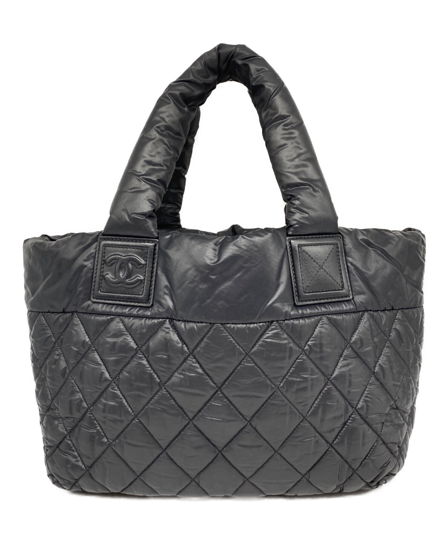 中古・古着通販】CHANEL (シャネル) コココクーン トートPM ブラック