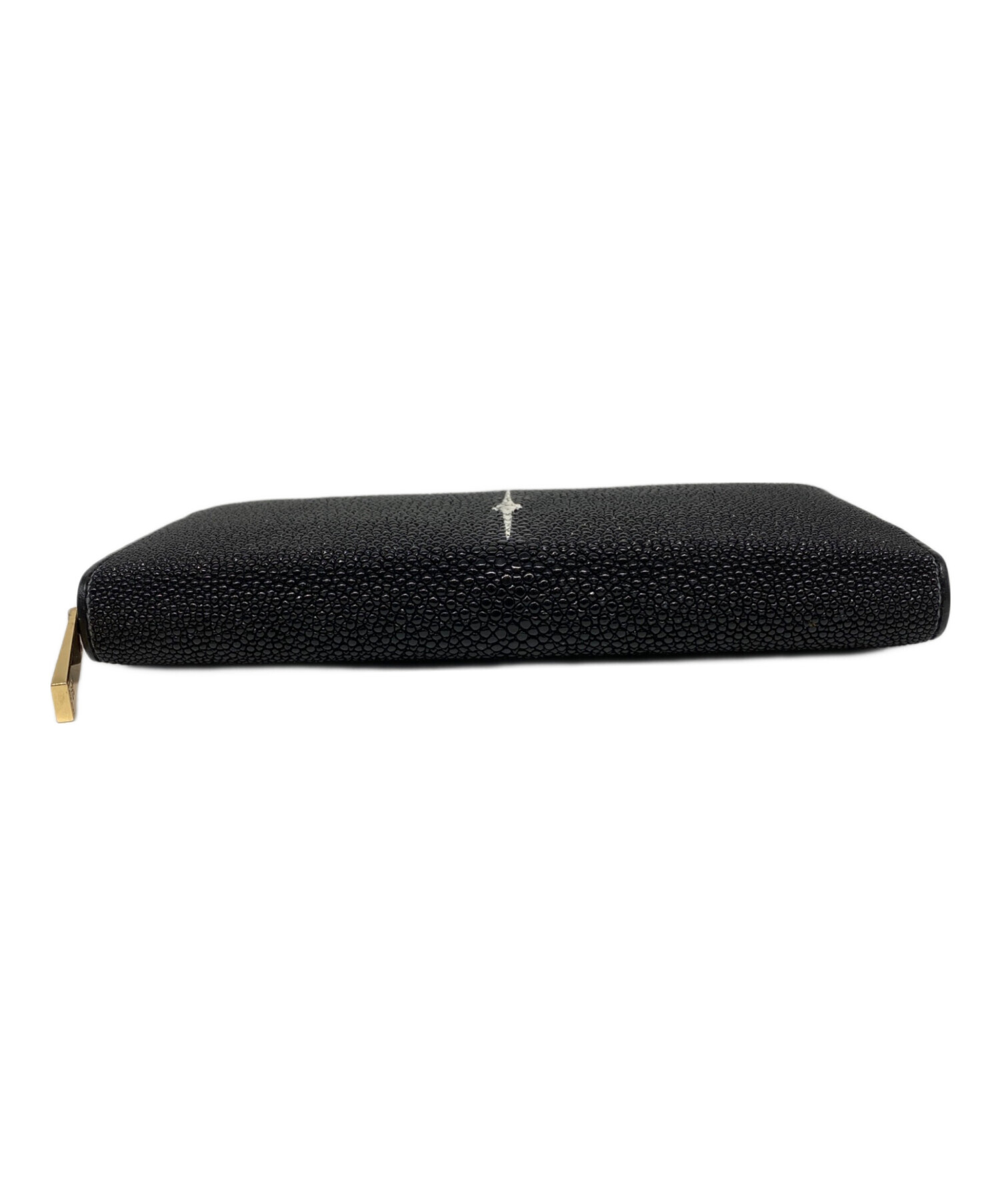 【新品・未使用品】BAHARI ガルーシャ革　ボールペン　バイオレット 中古・古着通販】BAHARI (バハリ) ガルーシャ スティングレイ ラウンド