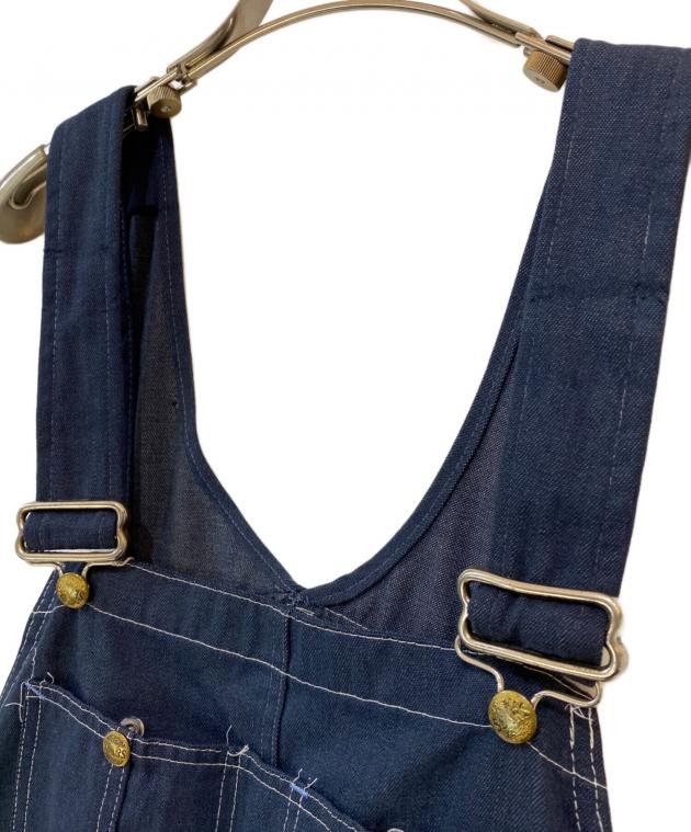 ★ほぼ未使用シアーズ'70s【VATDYE】デニムオーバーオールw42相当 中古・古着通販】Sears (シアーズ) 70s デニムオーバーオール