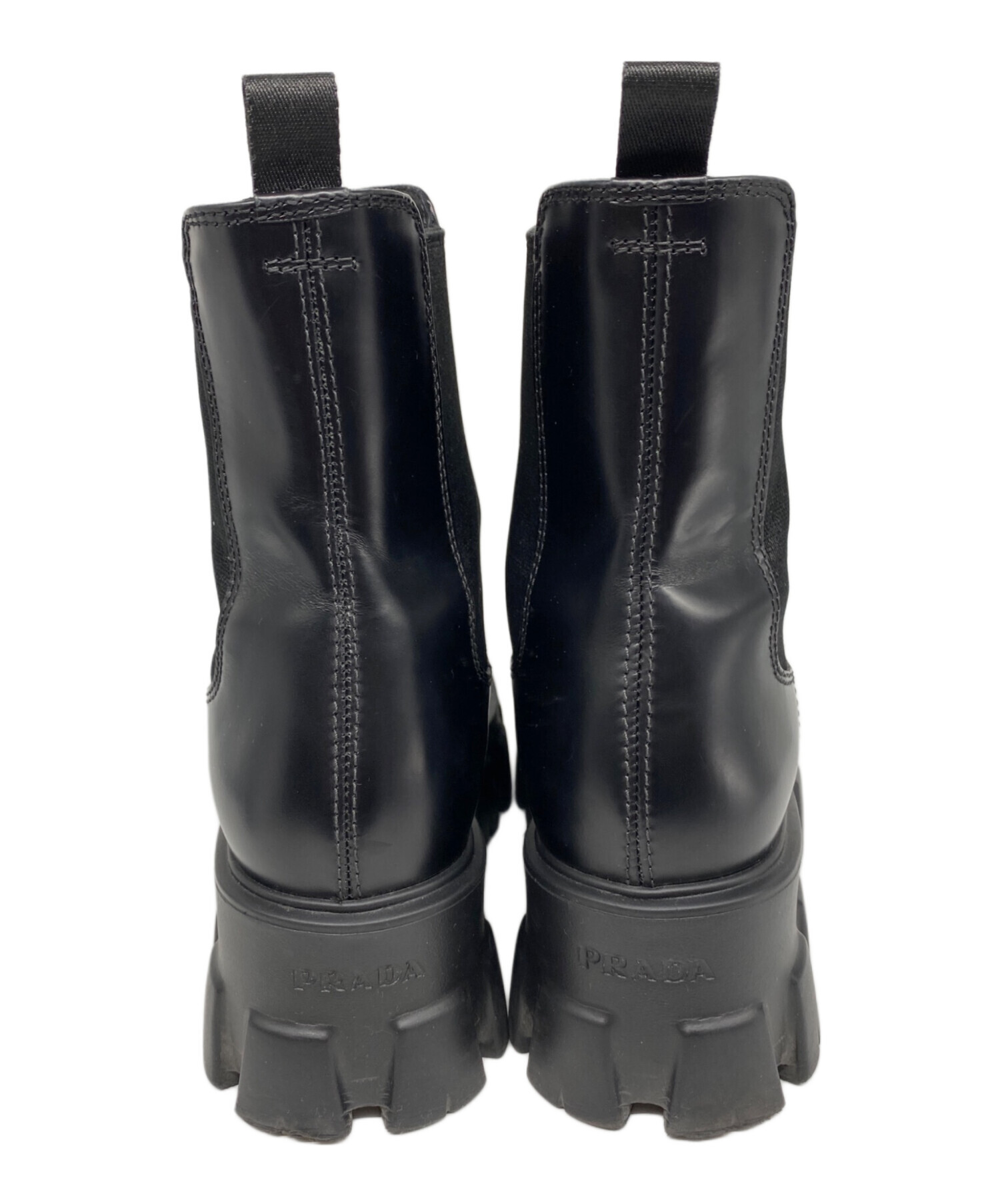 中古・古着通販】PRADA (プラダ) モノリス ブラッシュドレザー
