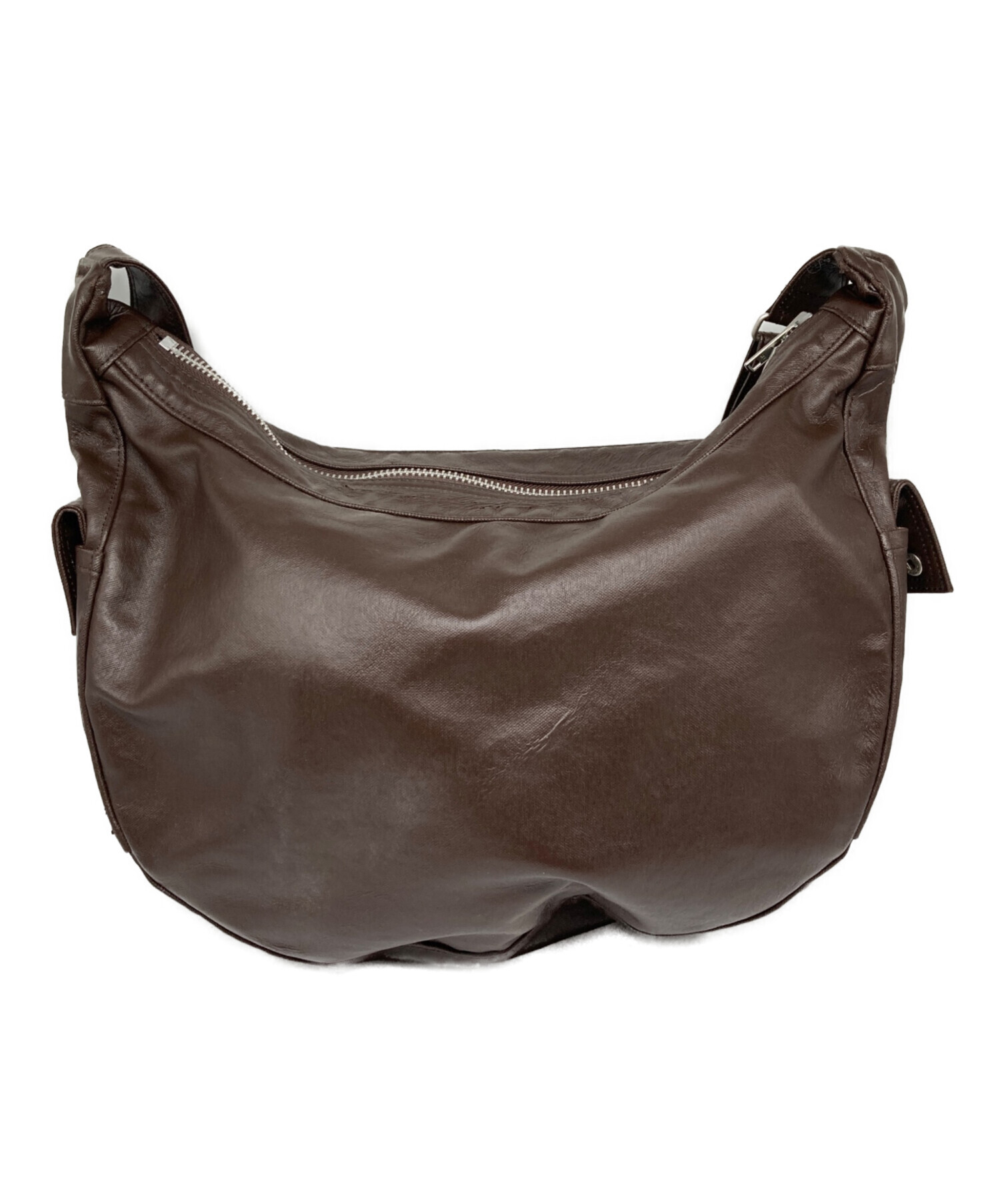 【未使用品】PORTER フリースタイル ショルダーバッグ ダークブラウン 中古・古着通販】PORTER (ポーター) FREE STYLE SHOULDER BAG ブラウン