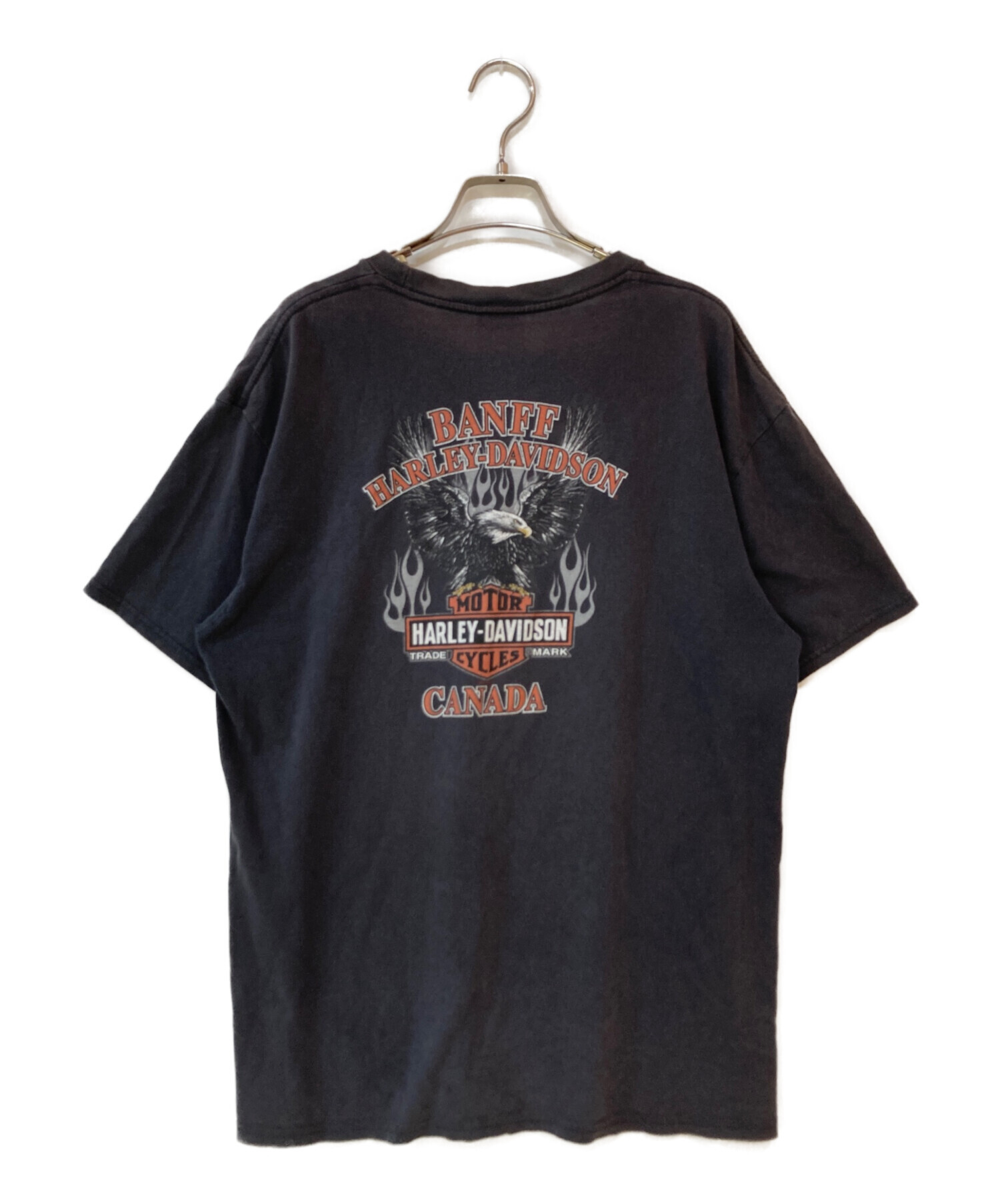 80s ヴィンテージ　ハーレー　Tシャツ シールド　ロゴ　フェード　USA製 80s ヴィンテージ ハーレー Tシャツ シールド ロゴ フェード USA製 80s