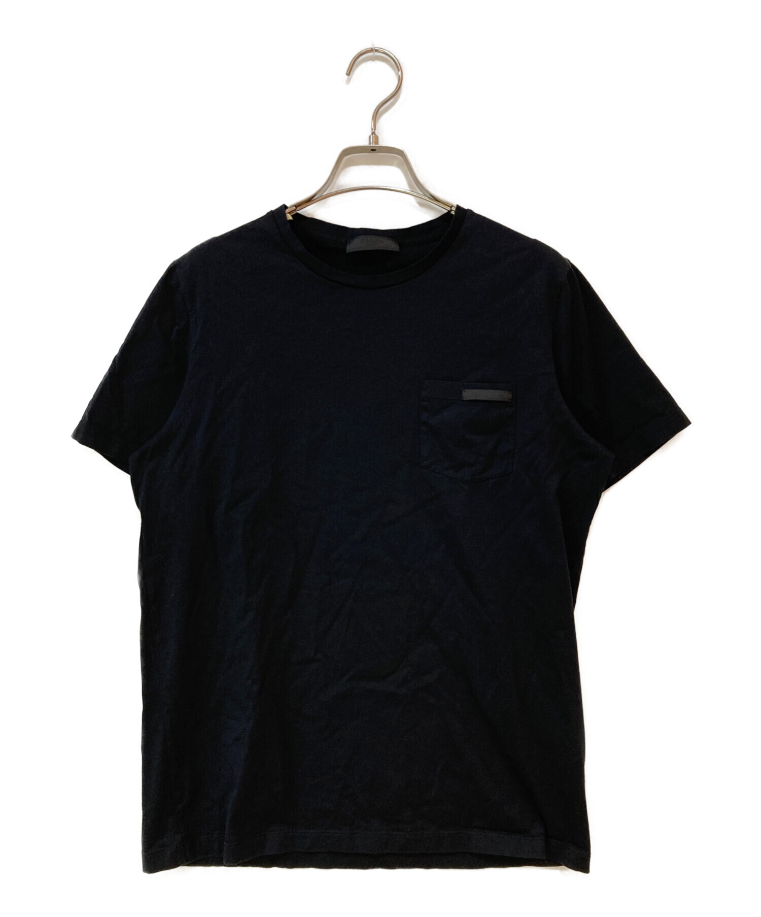 中古・古着通販】PRADA (プラダ) Cotton Jersey Tee ブラック サイズ