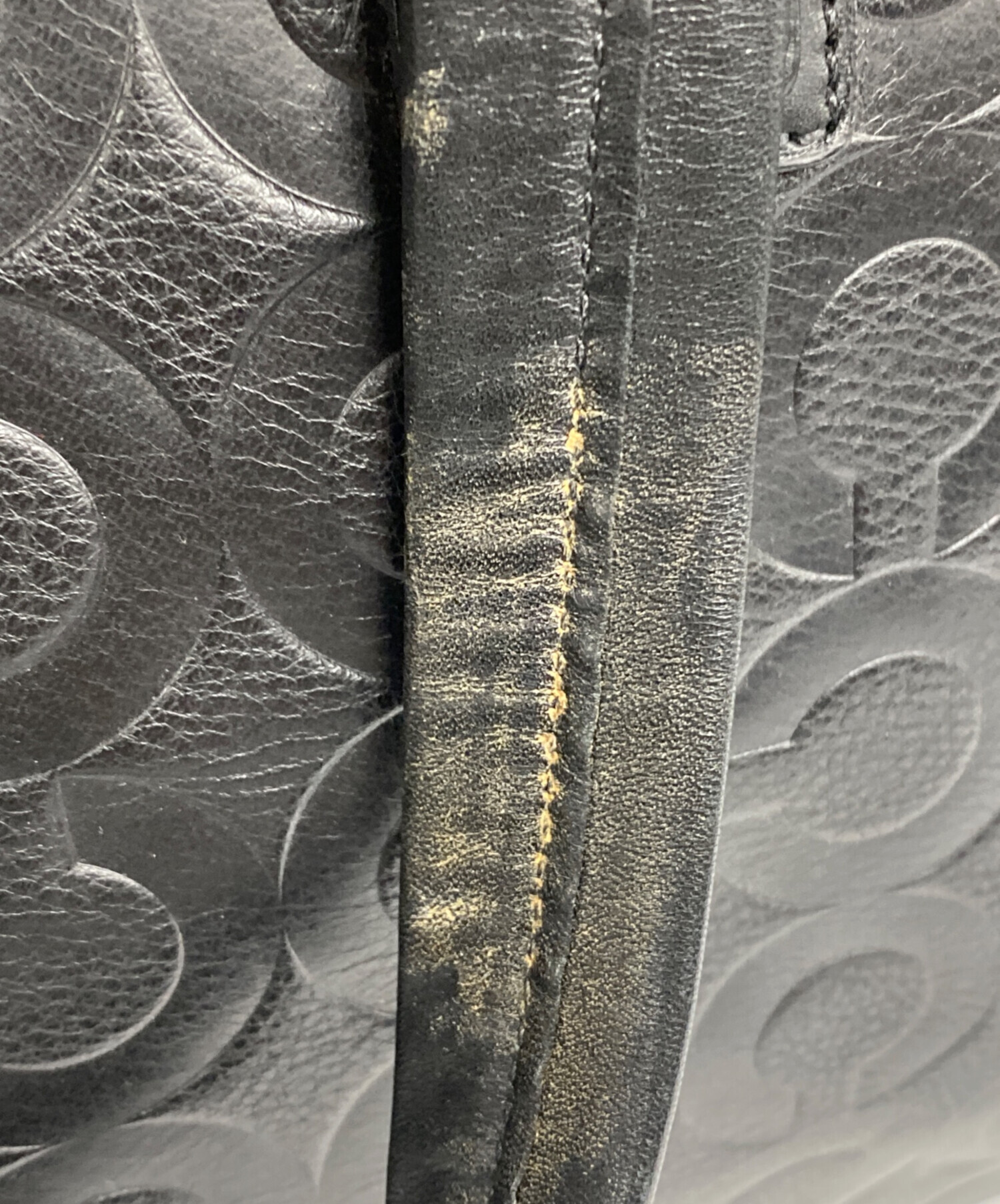 中古・古着通販】COACH (コーチ) オプアート エンボス加工 2WAY