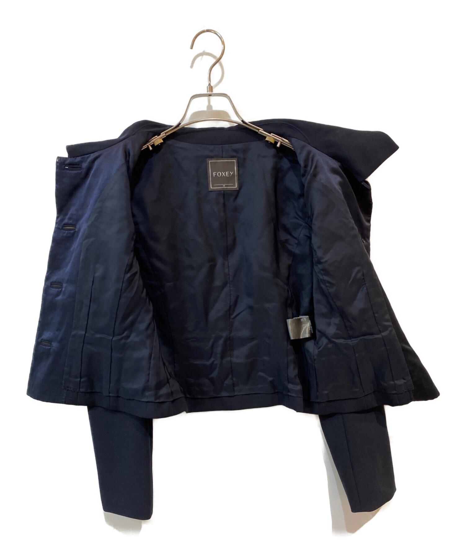 中古・古着通販】FOXEY (フォクシー) サクセススーツ ネイビー サイズ