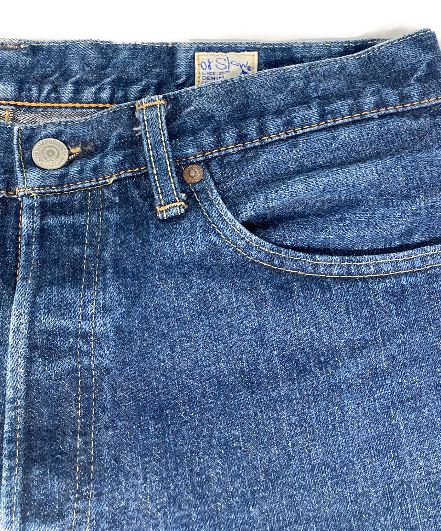 中古・古着通販】orSlow (オアスロウ) Lot105 デニムパンツ インディゴ