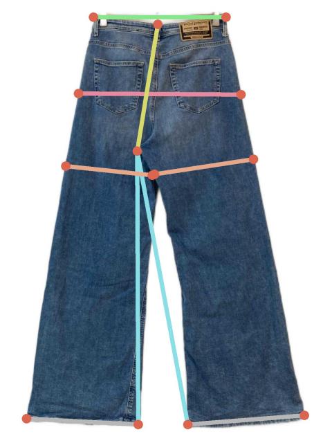 中古・古着通販】DIESEL (ディーゼル) P-MIRT OUT デニムパンツ