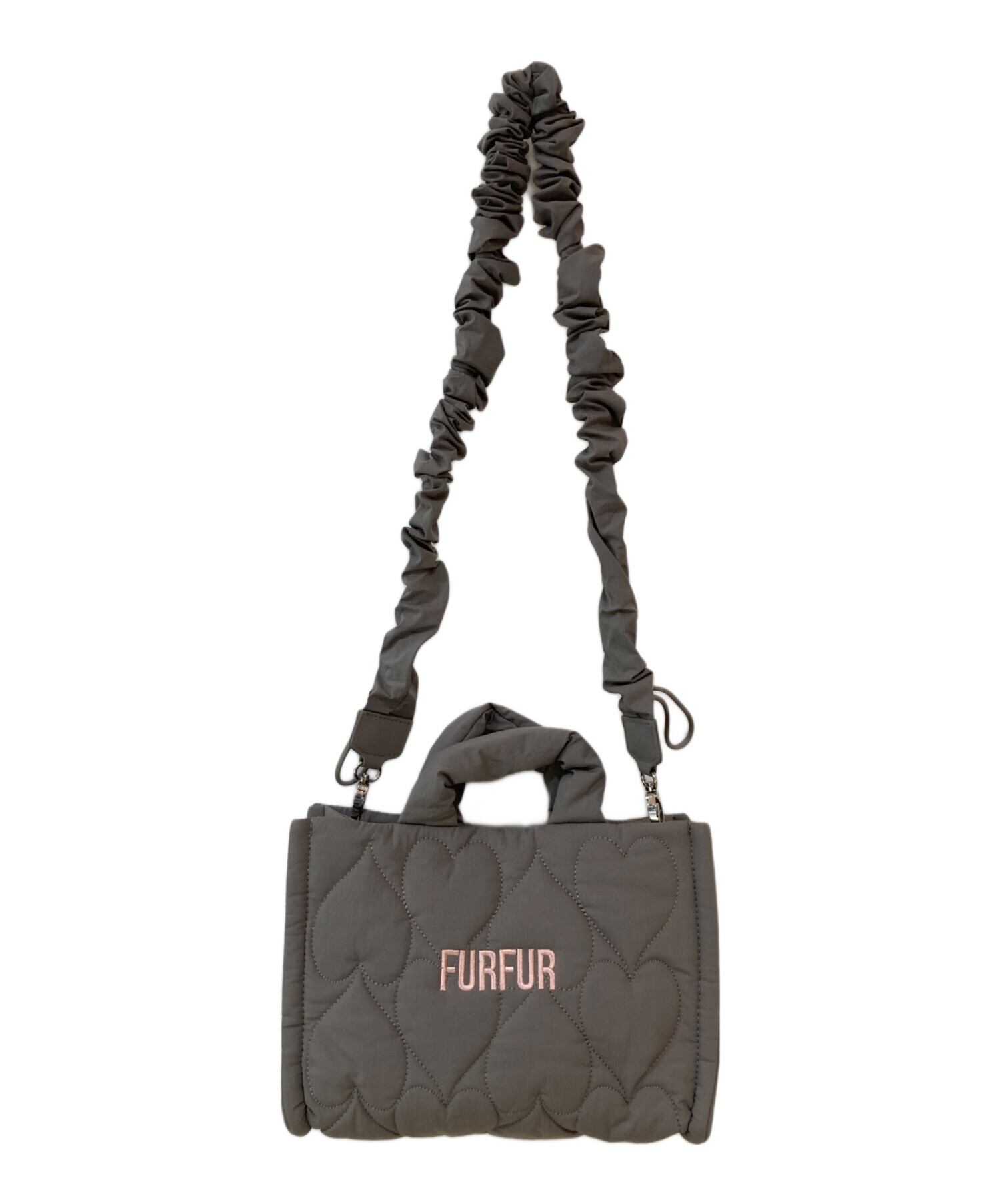 中古・古着通販】furfur (ファーファー) ハートキルティングバッグ