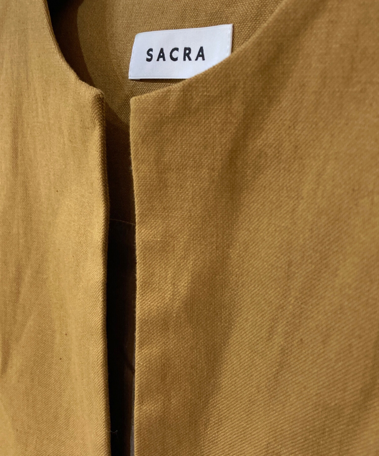 中古・古着通販】SACRA (サクラ) コットンリネンノースリーブ