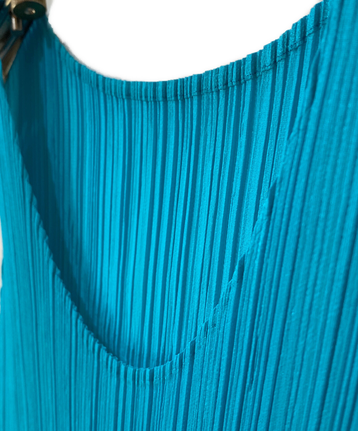 PLEATS PLEASEプリーツプリーズ ロイヤルブルー プリーツノースリーブ 中古・古着通販】PLEATS PLEASE (プリーツプリーズ) プリーツ