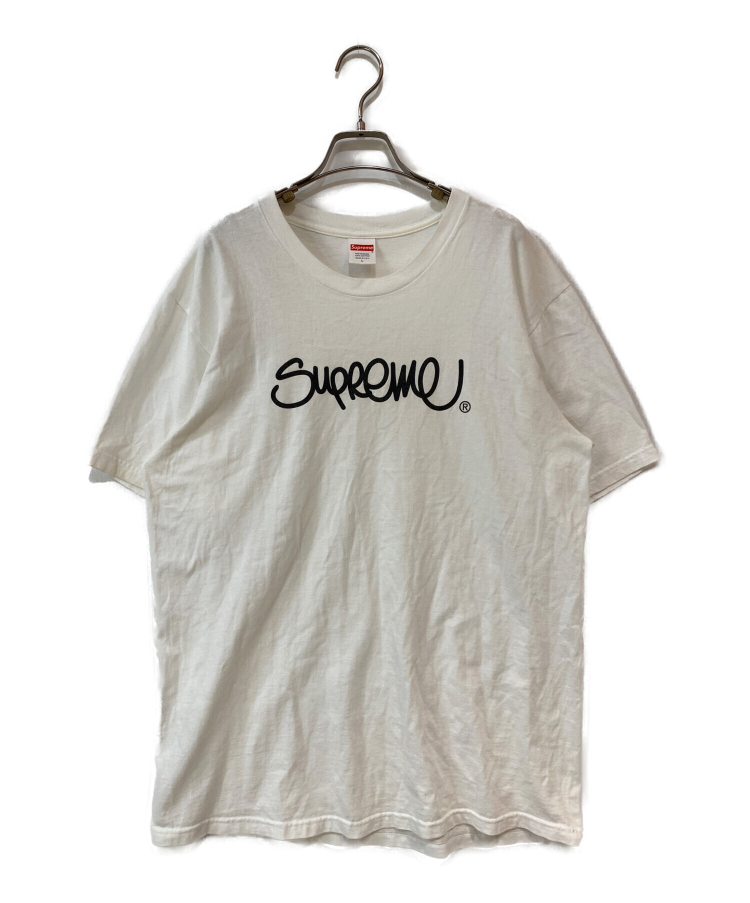 SupremeゲームTシャツ ホワイト 中古・古着通販】SUPREME (シュプリーム) 22SS Handstyle Tee ホワイト