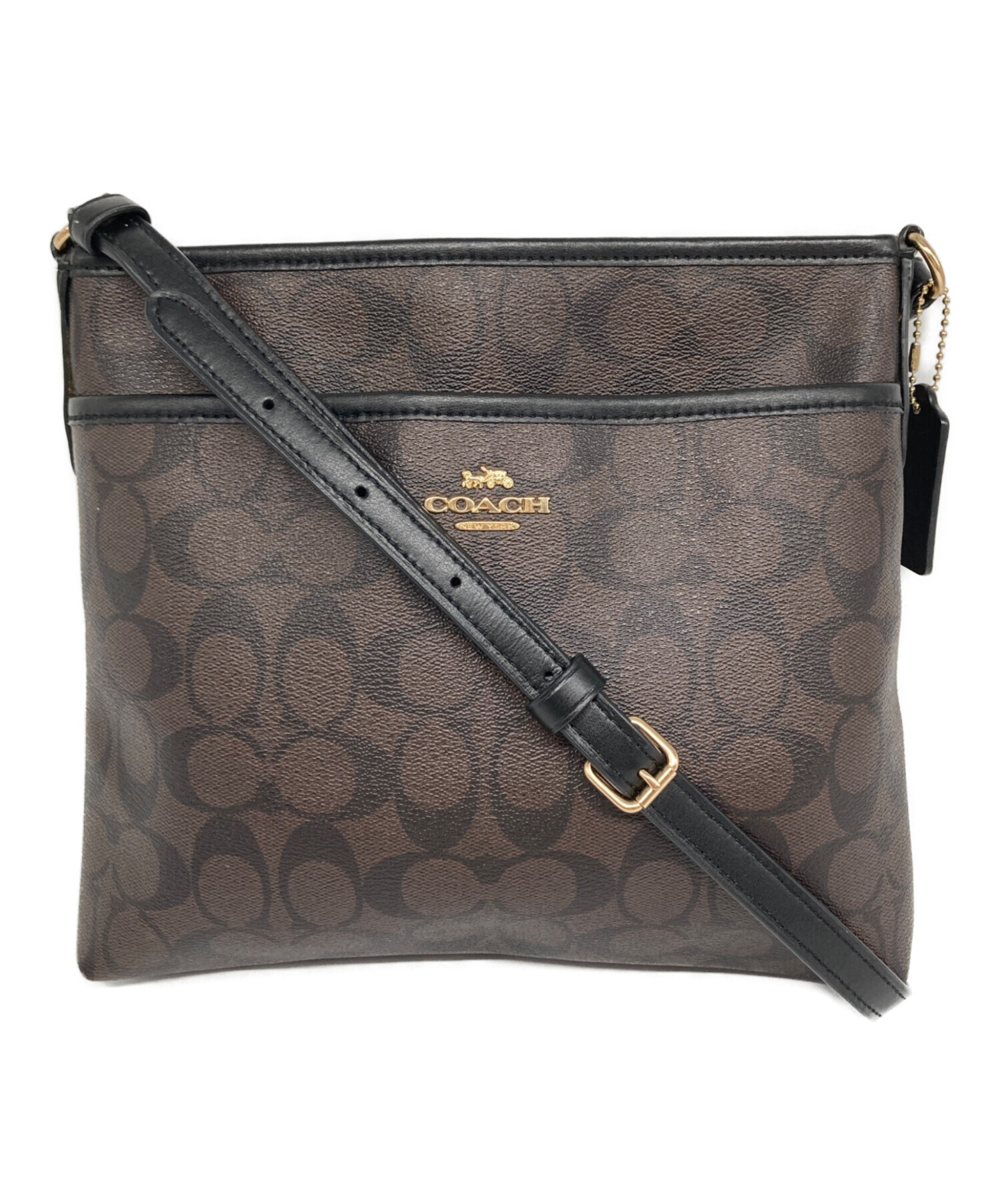 中古・古着通販】COACH (コーチ) シグネチャー ショルダーバッグ