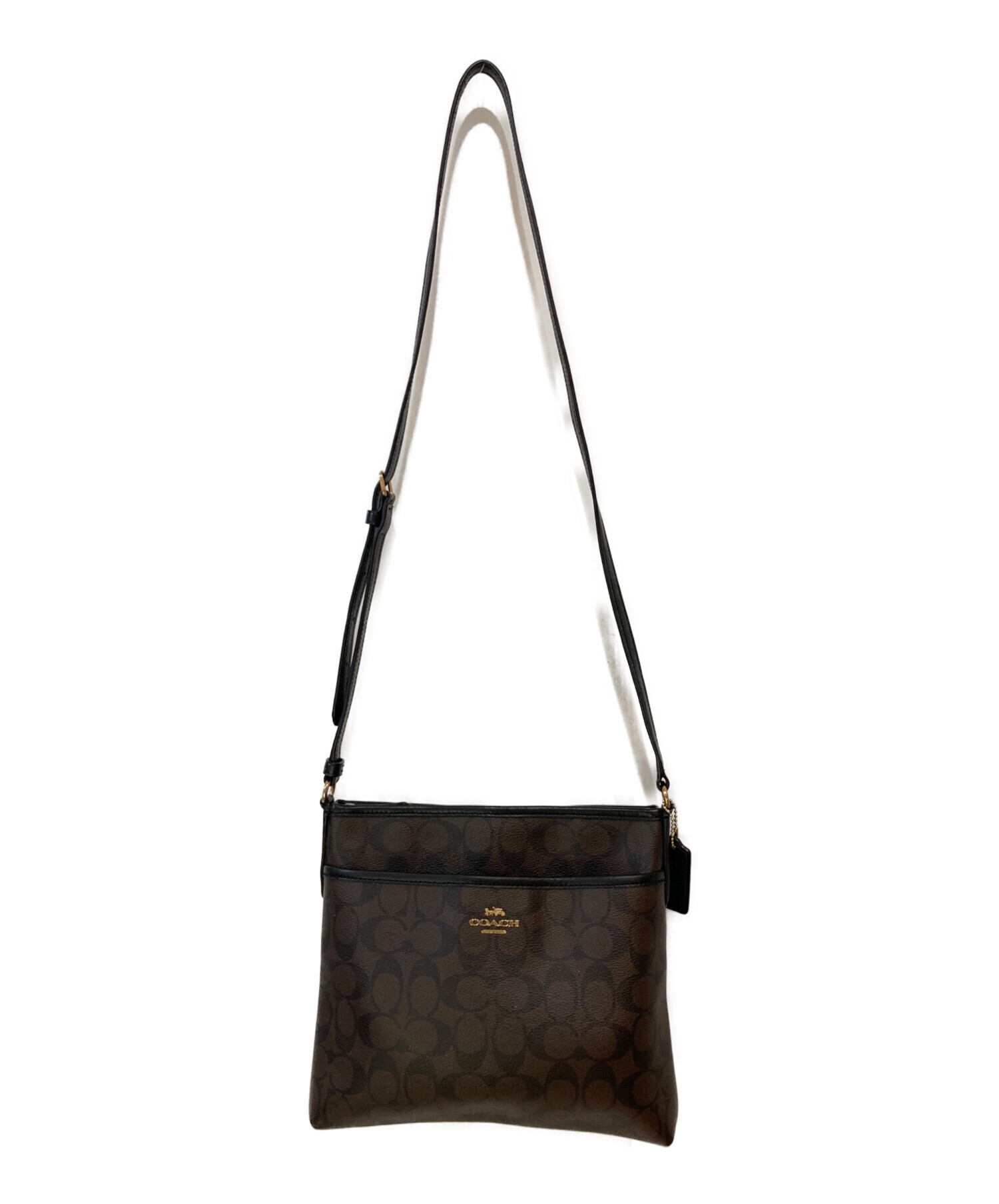 中古・古着通販】COACH (コーチ) シグネチャー ショルダーバッグ