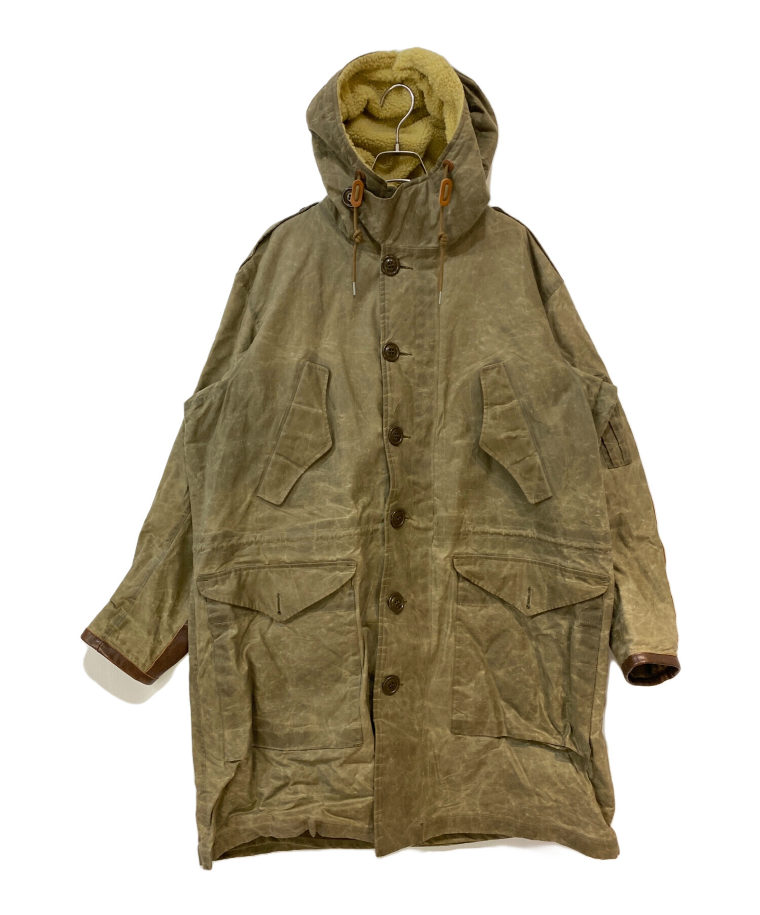 えごま　 RRL 22ss リネンコットンペイントショップコート 中古・古着通販】RRL (ダブルアールエル) M-47 オイルド コート