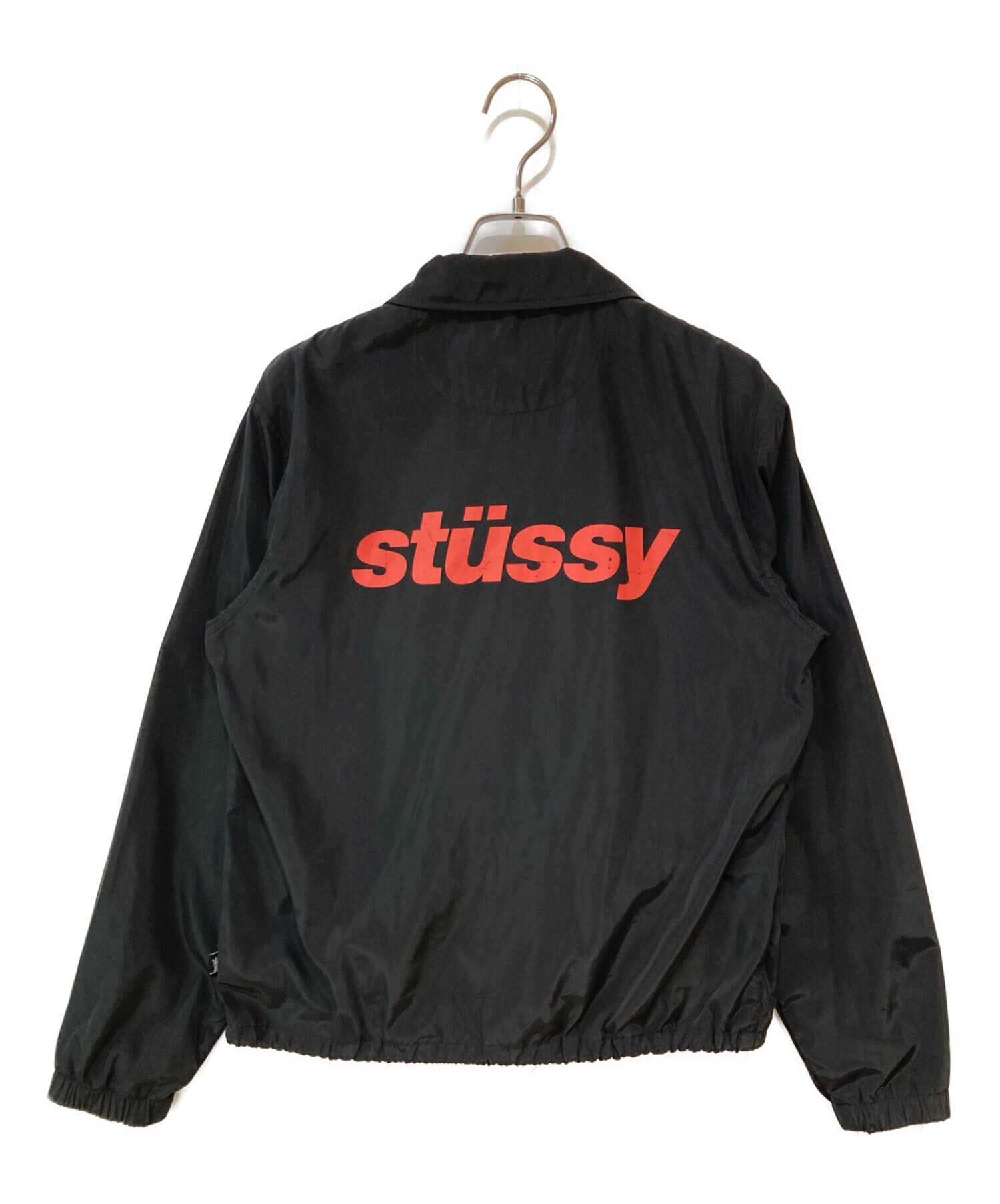 中古・古着通販】stussy (ステューシー) コーチジャケット ブラック