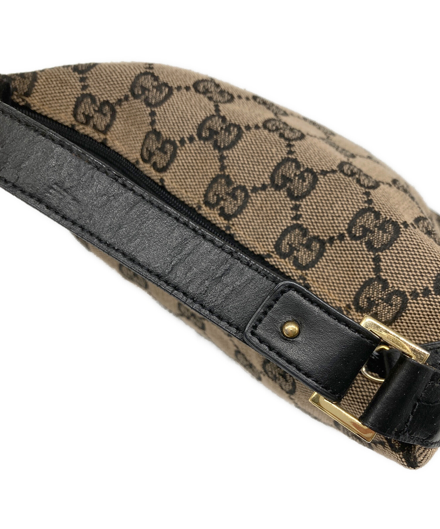 GUCCI GGパターンキャンバス ハンドバッグアクセサリーポーチ 中古・古着通販】GUCCI (グッチ) GGキャンバス アクセサリーポーチ