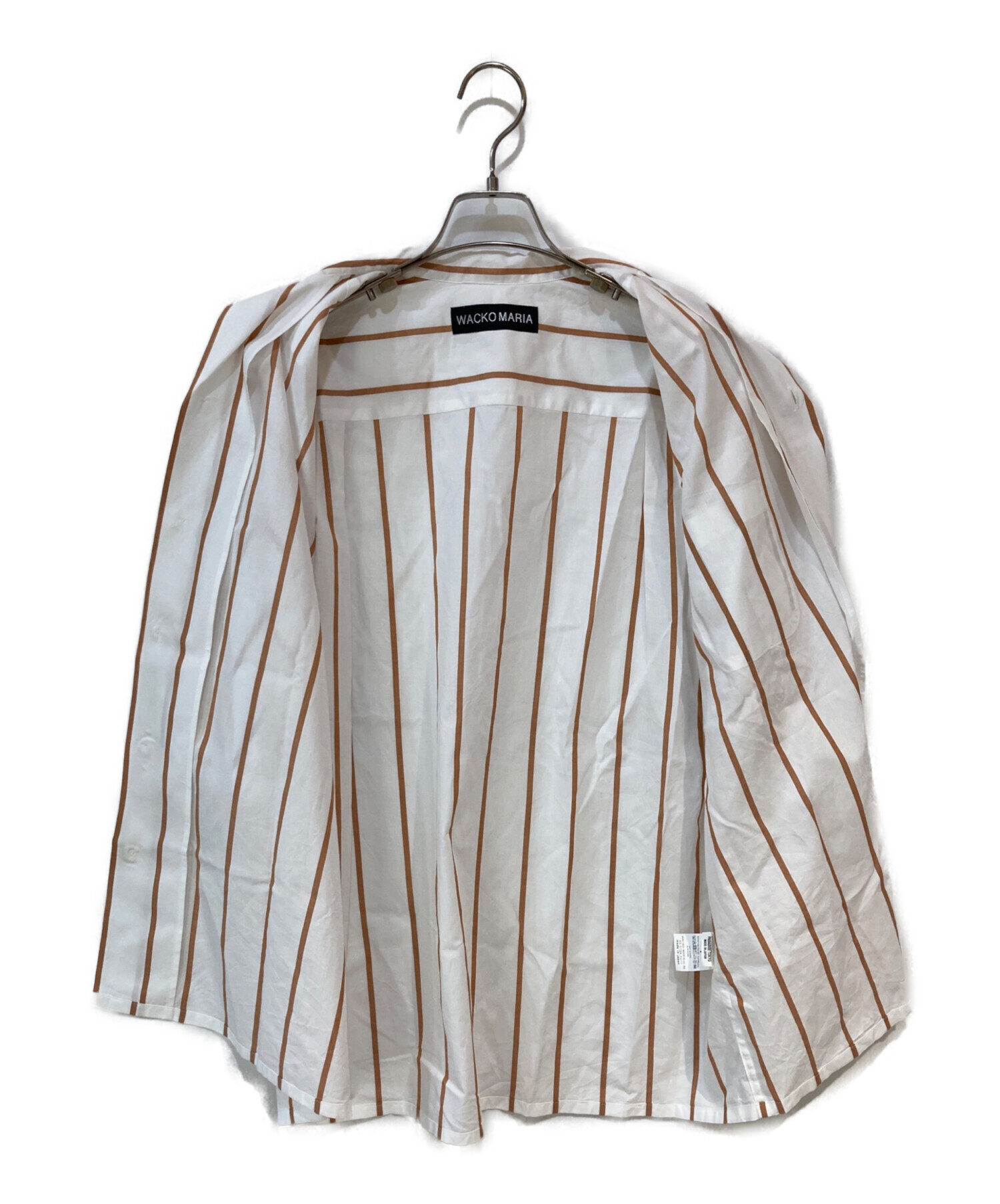 中古・古着通販】WACKO MARIA (ワコマリア) STRIPED OPEN COLLAR SHIRT