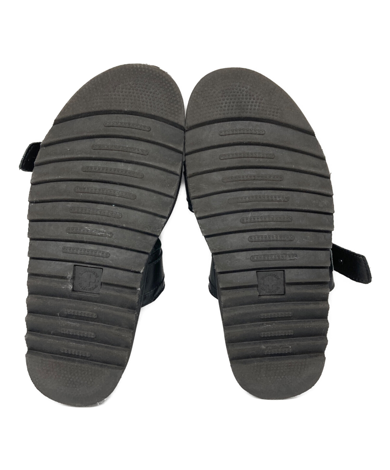 Dr.Martens MYLES スライドサンダル シャークソール UK10 黒 中古・古着通販】Dr.Martens (ドクターマーチン) MYLES シャークソール