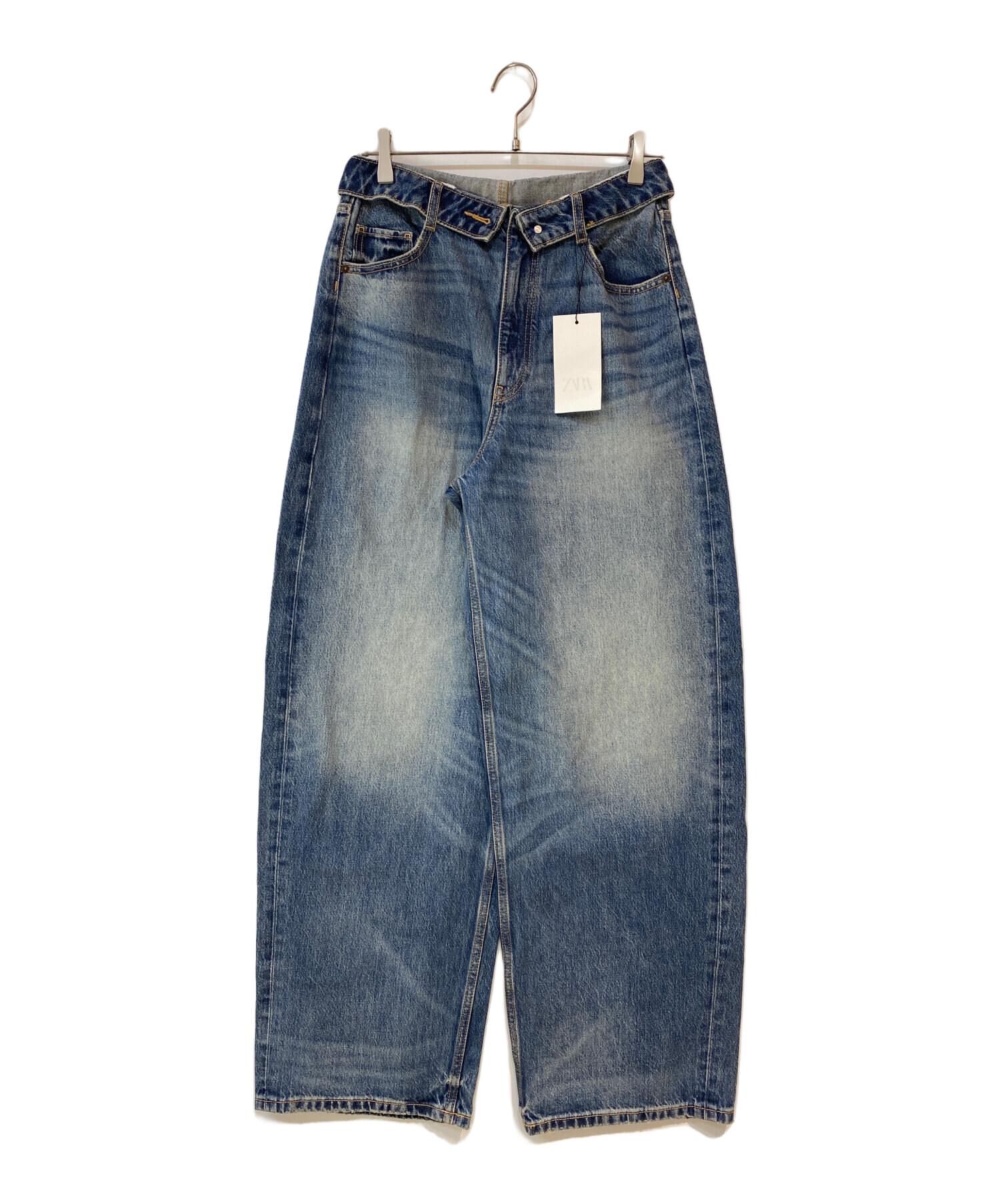 中古・古着通販】ZARA (ザラ) バギーデニムパンツ インディゴ サイズ