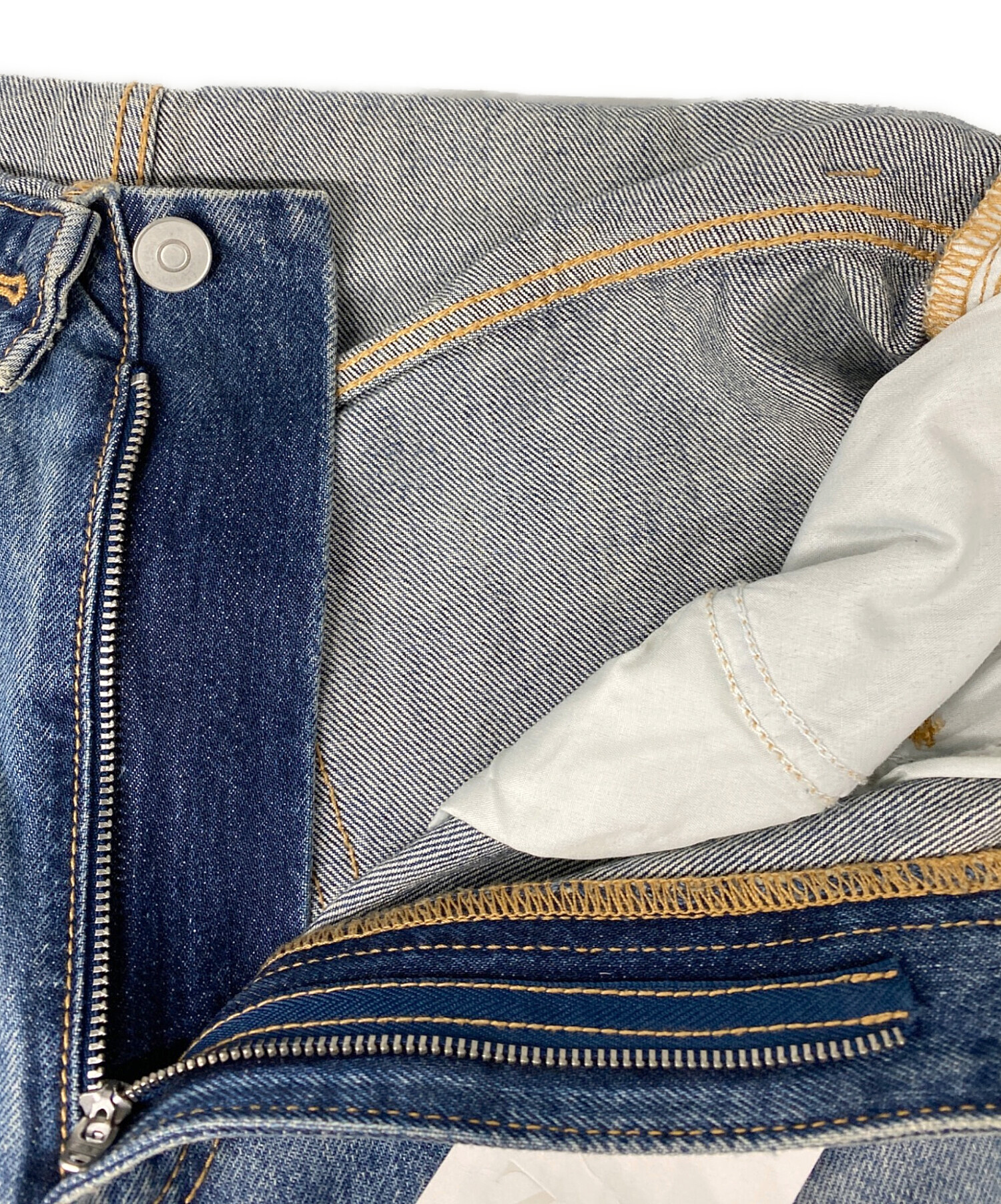 中古・古着通販】ZARA (ザラ) バギーデニムパンツ インディゴ サイズ