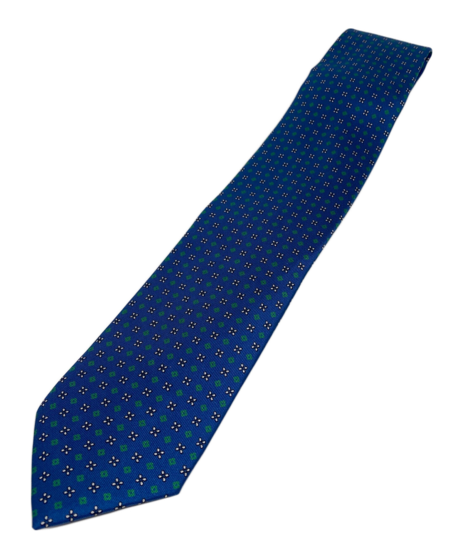 E. Marinella 青 ネクタイ 中古・古着通販】E.MARINELLA (マリネッラ) ドットネクタイ ネイビー