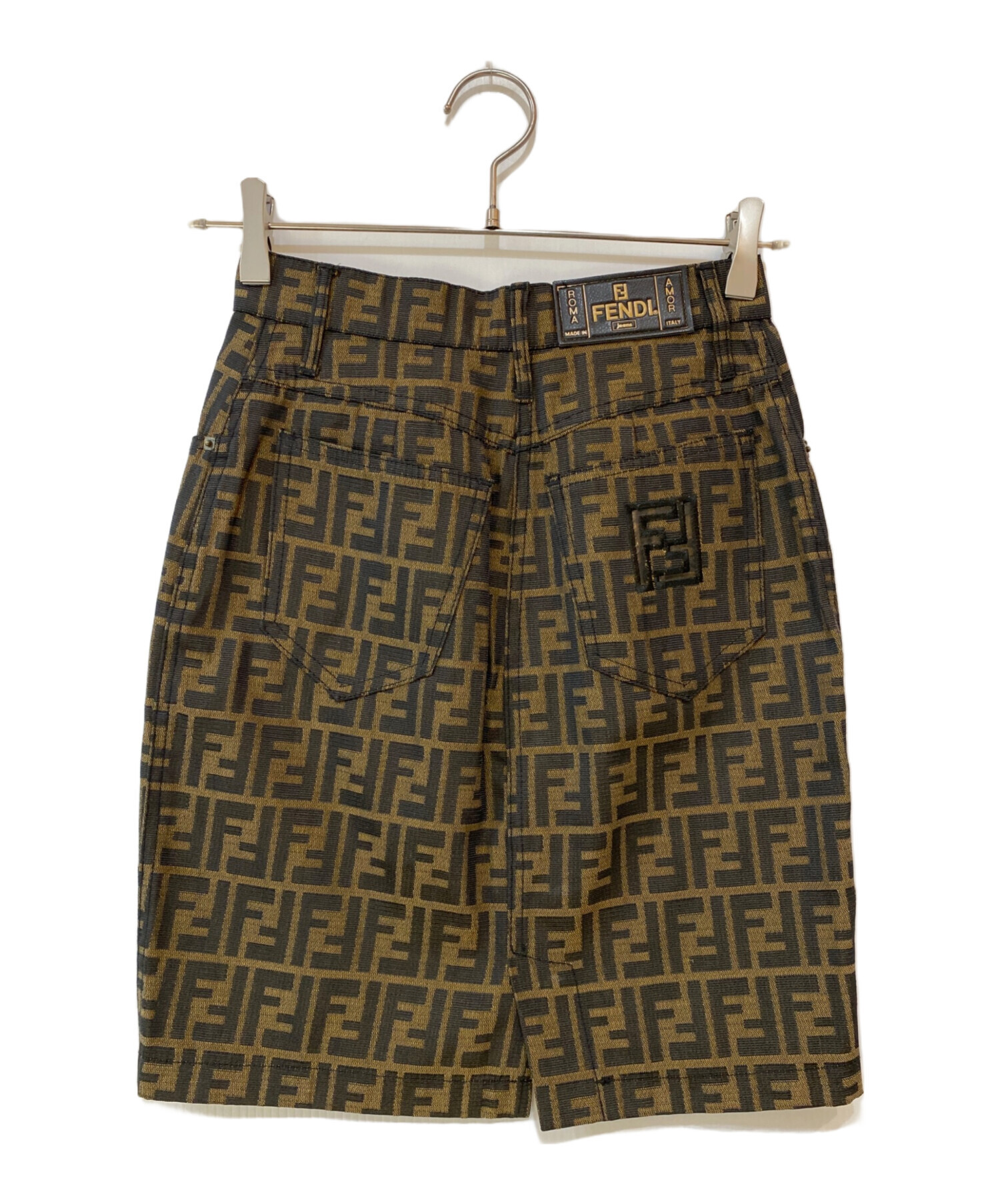 中古・古着通販】FENDI (フェンディ) ズッカ柄 ショートスカート