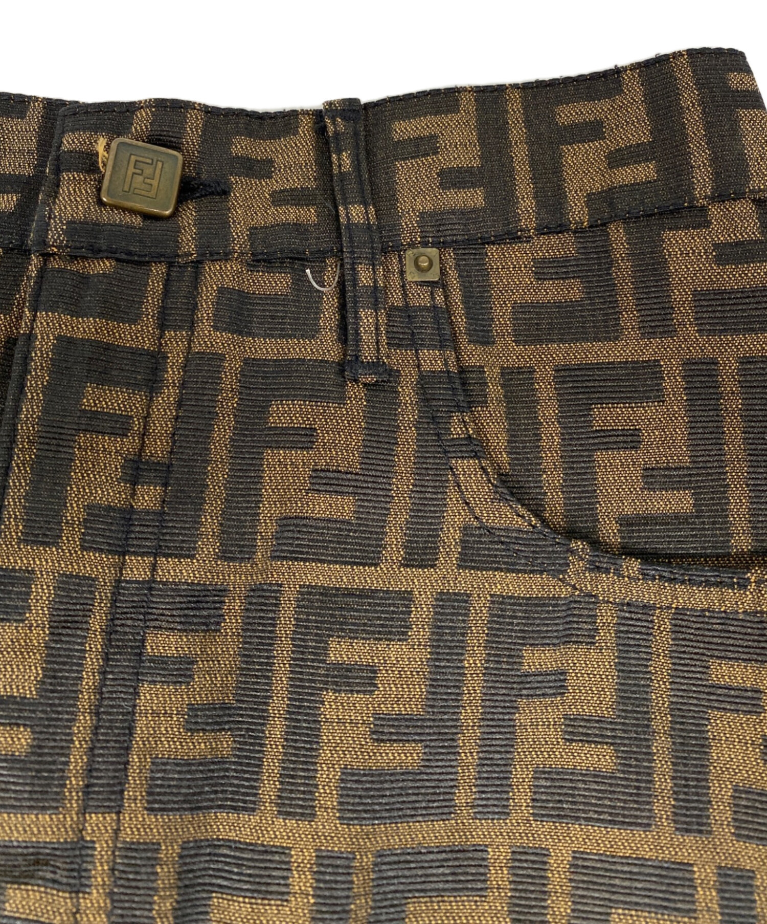 中古・古着通販】FENDI (フェンディ) ズッカ柄 ショートスカート