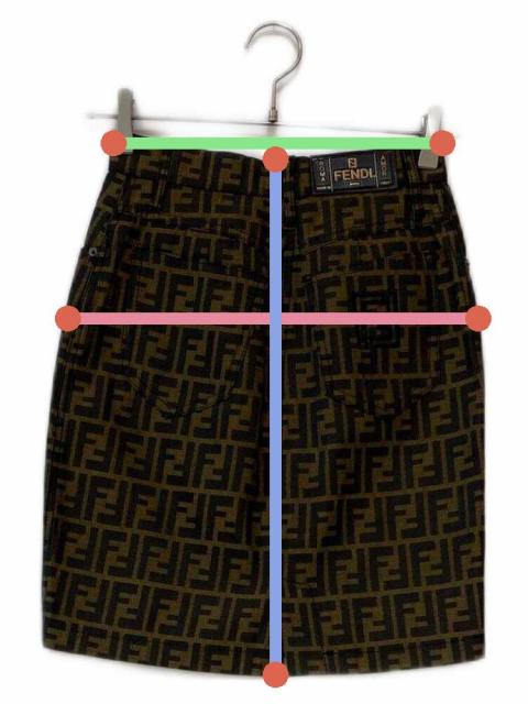 中古・古着通販】FENDI (フェンディ) ズッカ柄 ショートスカート