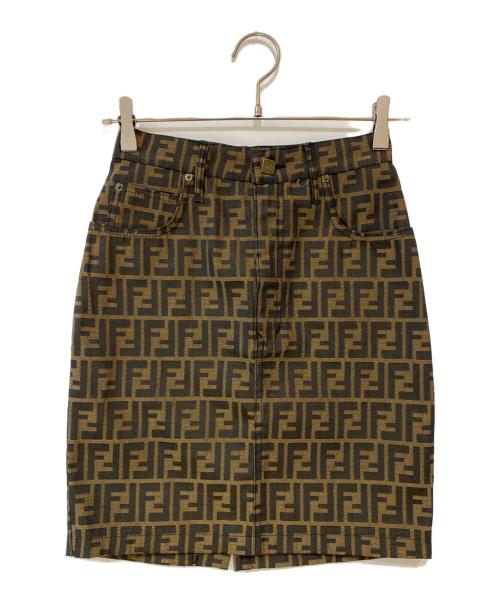 中古・古着通販】FENDI (フェンディ) ズッカ柄 ショートスカート