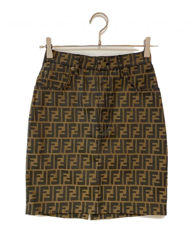 中古・古着通販】FENDI (フェンディ) ズッカ柄 ショートスカート